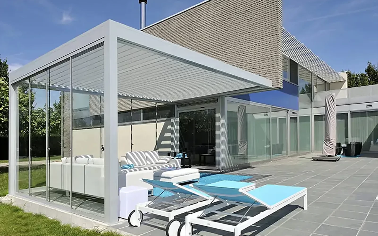 Kanopi Kaca Aluminium